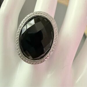 Judith Ripka 925 Sterling Silver Ring Size 6 NEW